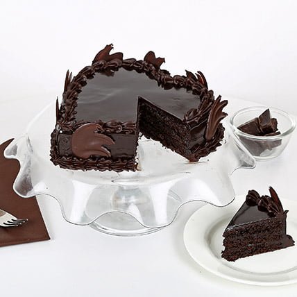 Heart Shape Truffle Cake