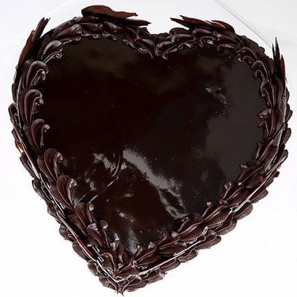 Heart Shape Truffle Cake