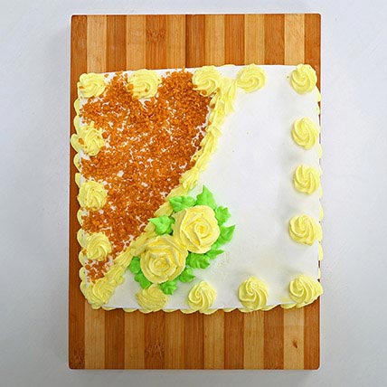 Butterscotch Strawberry Cake