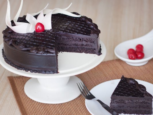 Delectable Truffle Cake