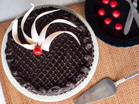 Delectable Truffle Cake