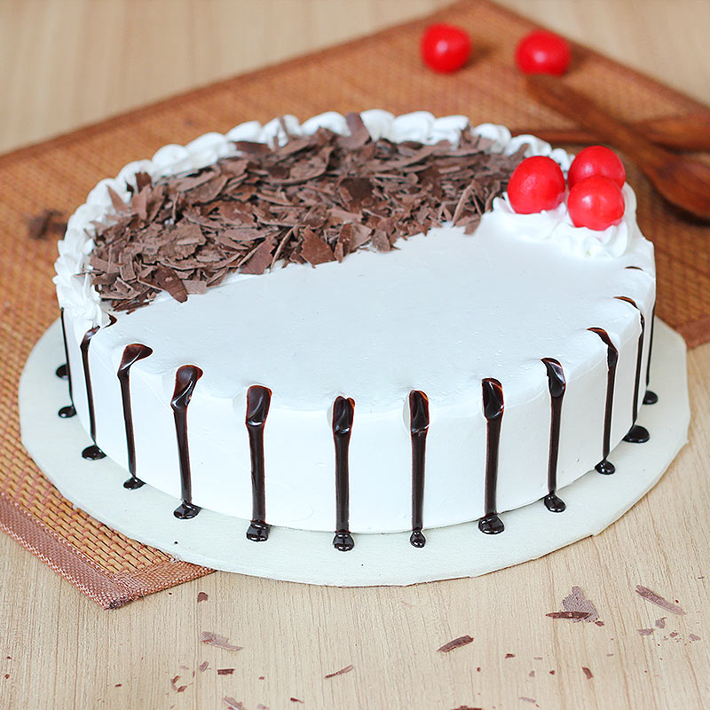Black Forest Snowy Treat Cake