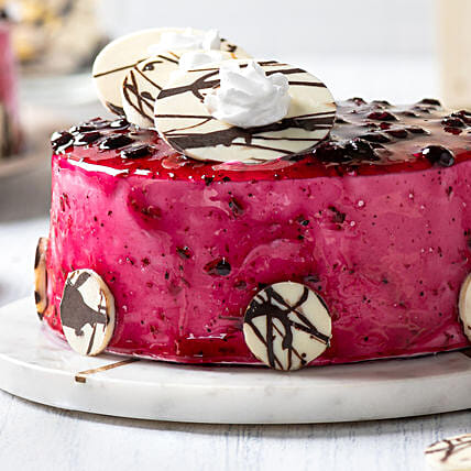 Blueberry Glaze Cake
