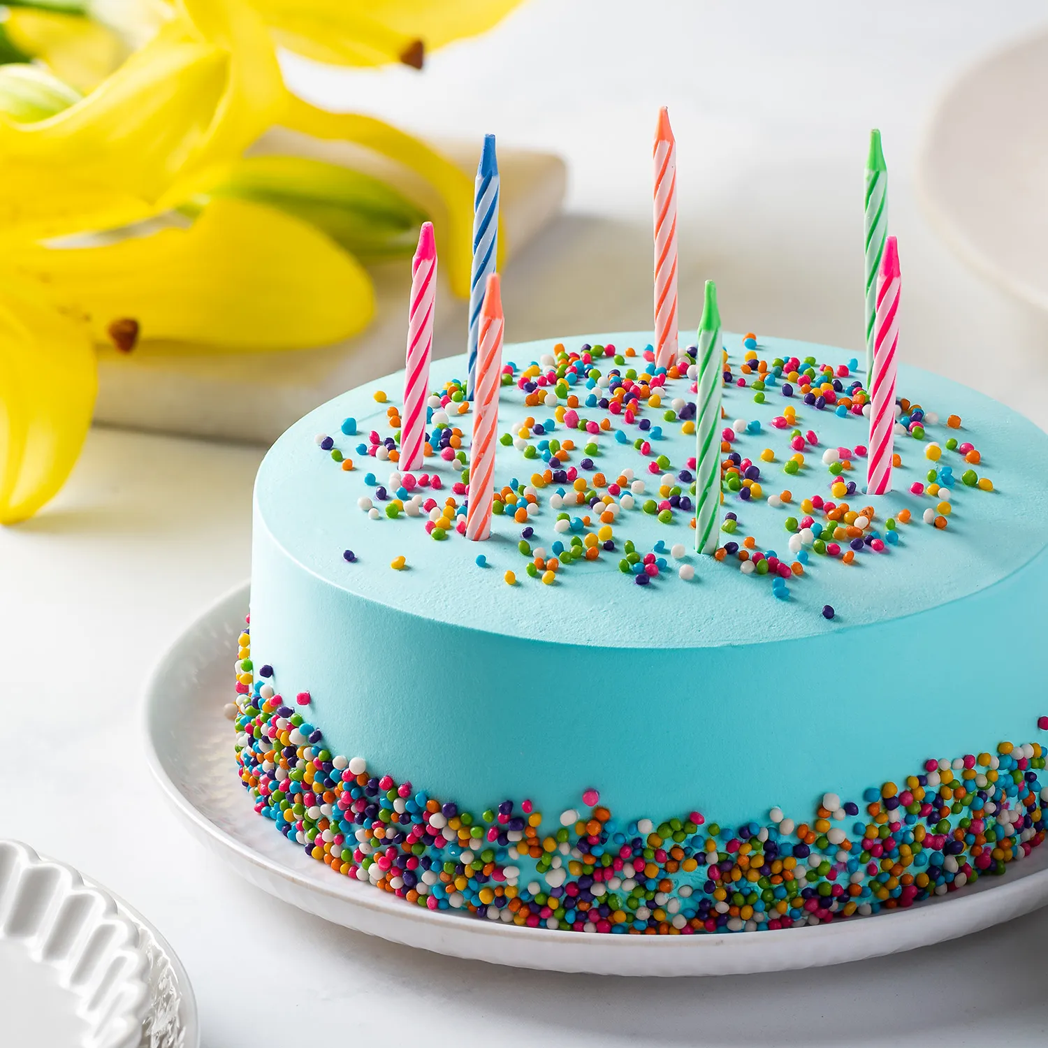 Heavenly Vanilla Cream Cake