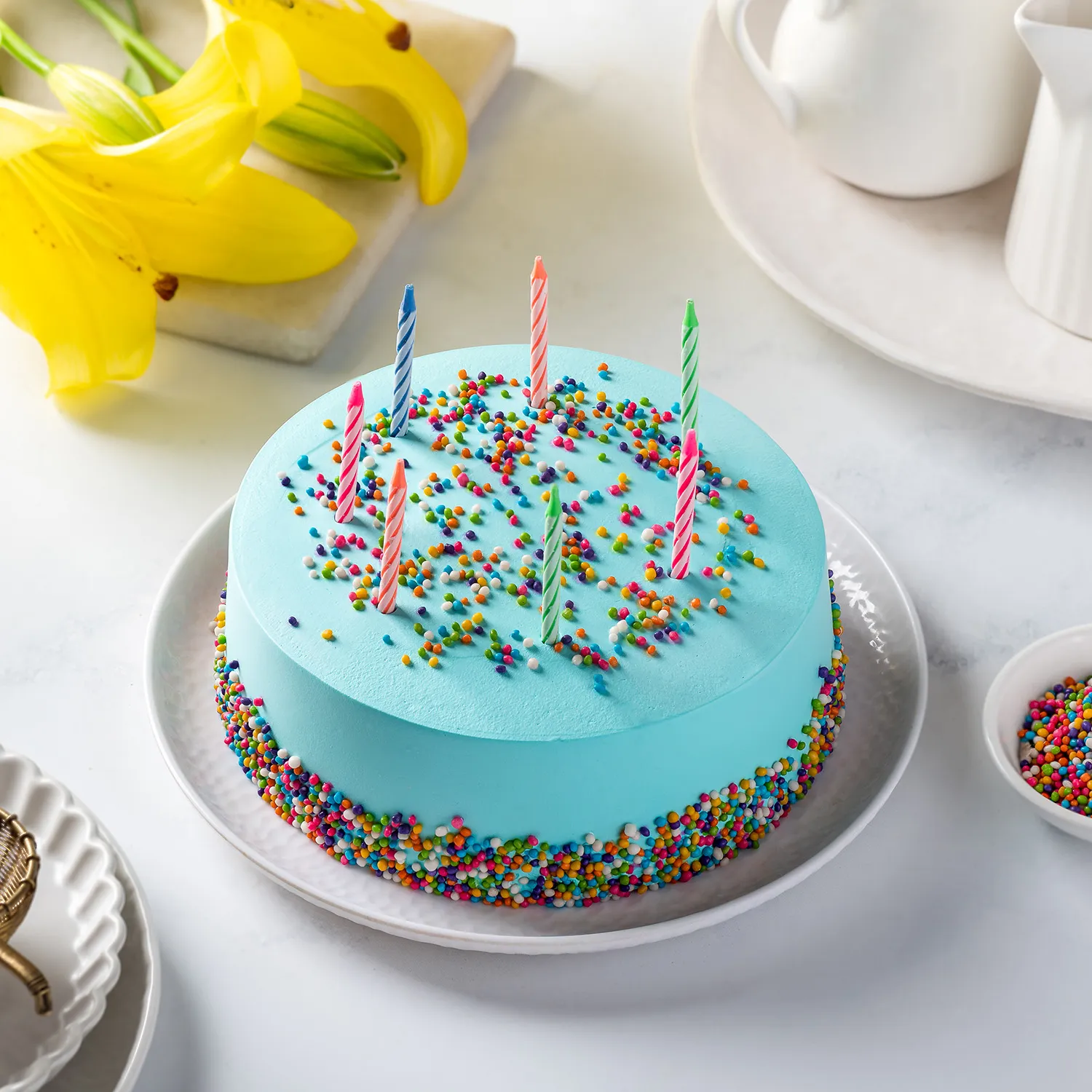 Heavenly Vanilla Cream Cake