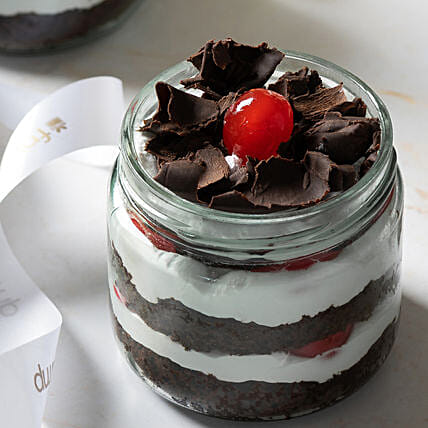 Black Forest Cream Cake Jar Set of 2