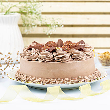 Scrumptious Rocher Chocolate Cake