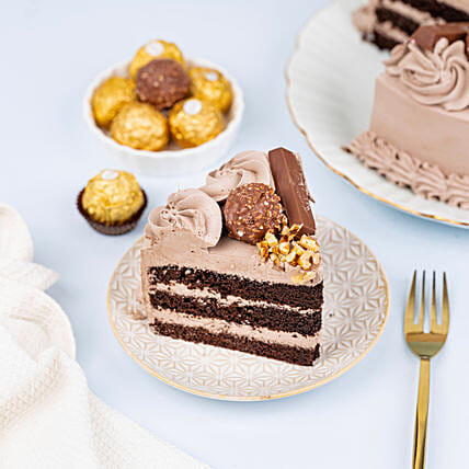 Scrumptious Rocher Chocolate Cake