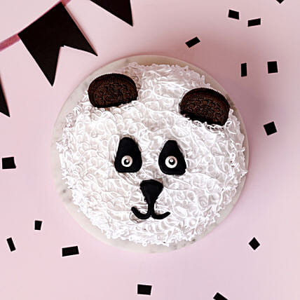 Cute Panda Chocolate Cake