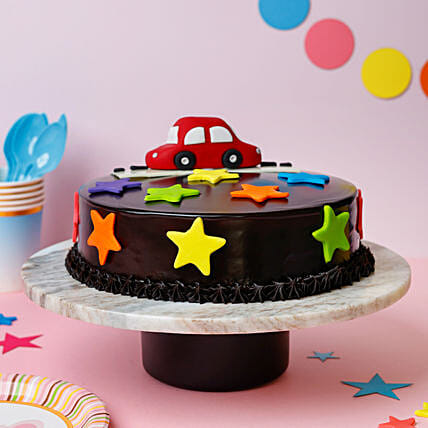 Kids Special Car Theme Cake 