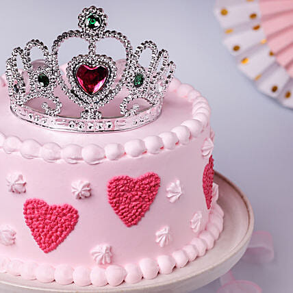 Princess Theme Strawberry Cake