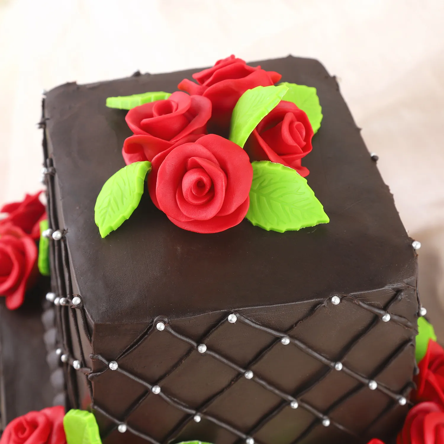 Rose N Truffle 2 Tier Cake