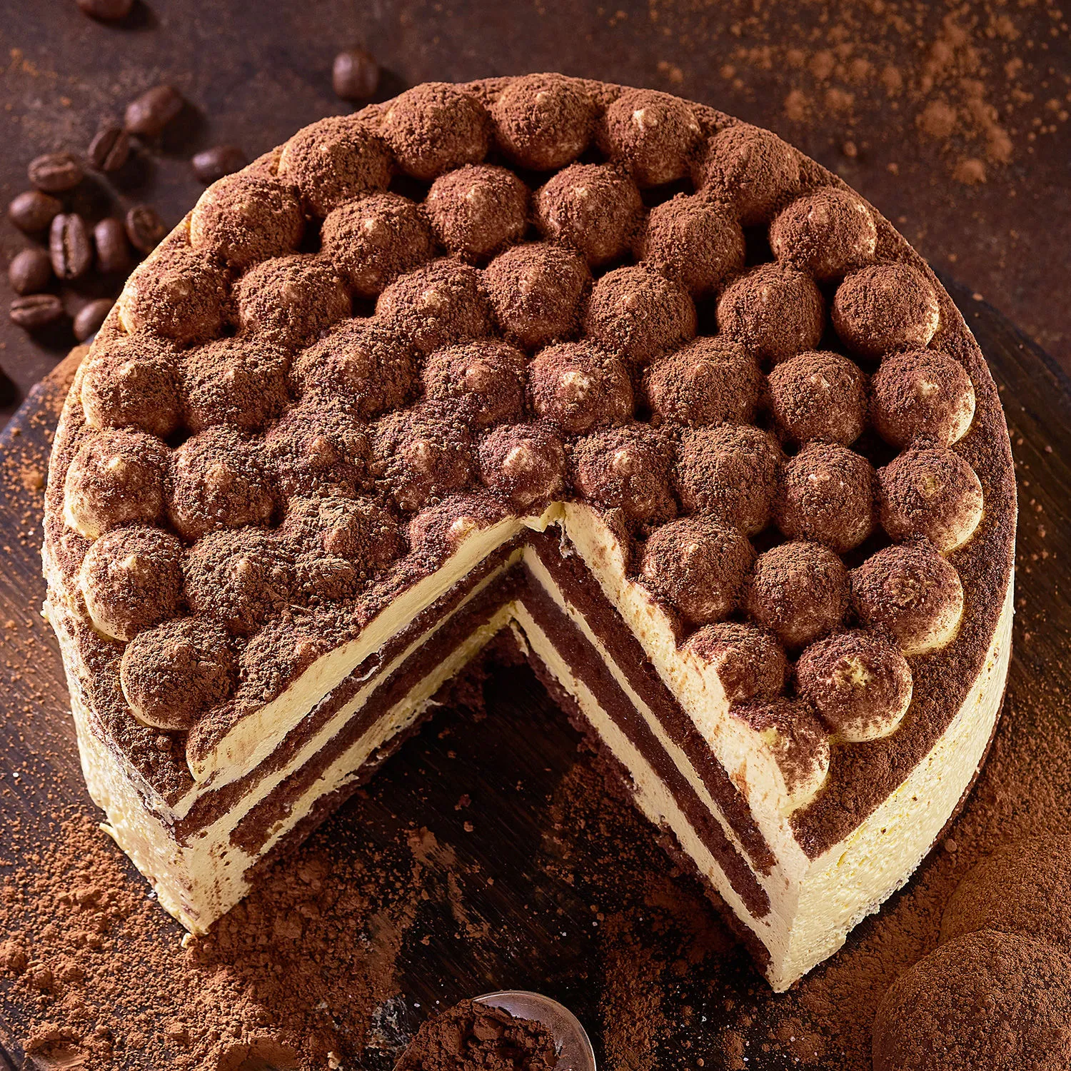 Rich Coffee Cream Cake