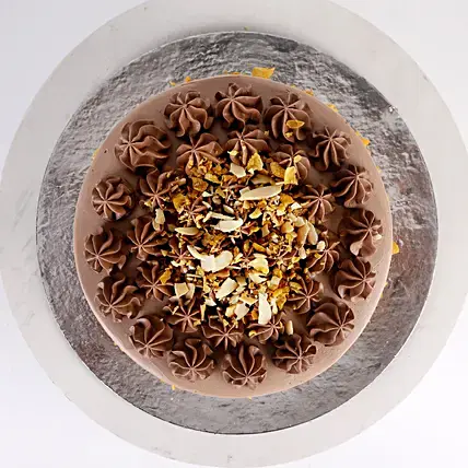 Crunchy Almond Flakes Cake