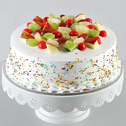 Fresh Fruit Vanilla Cake