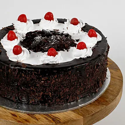 Cream Drop & Cherry Black Forest Cake