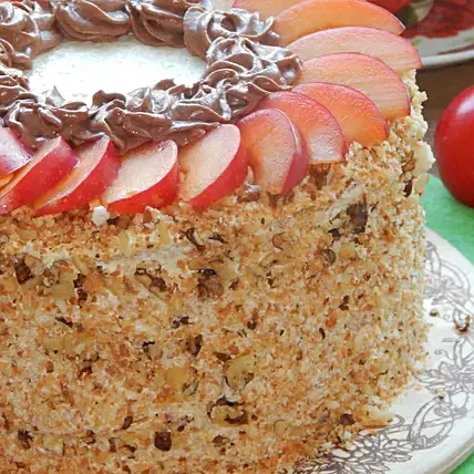 Fruit Walnut Designer Cake-