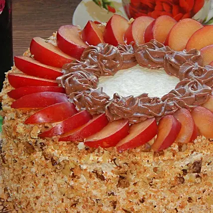 Fruit Walnut Designer Cake-