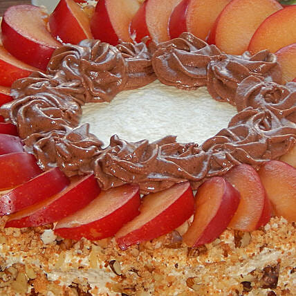 Fruit Walnut Designer Cake-