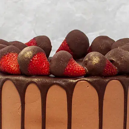 Luscious Chocolate Cream Cake