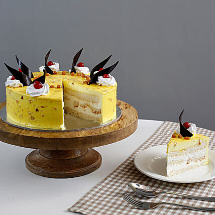 Choco Lavash Cherry Pineapple Cake