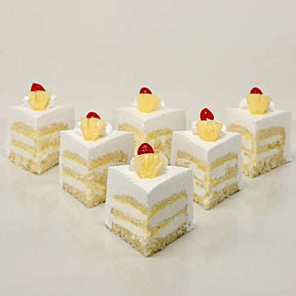 Creamy Pineapple Pastry- 6 Pcs | Cake2homes