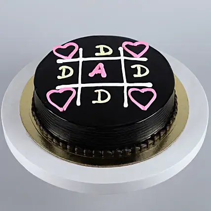 Happy Father's Day Truffle Cake