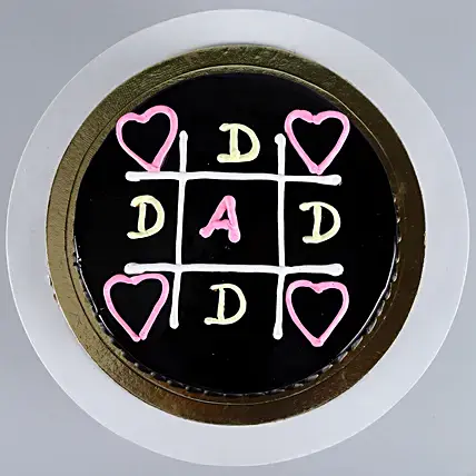 Happy Father's Day Truffle Cake
