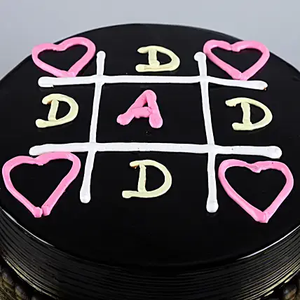 Happy Father's Day Truffle Cake