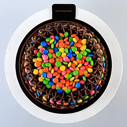 Tempting Chocolate Gems Cake