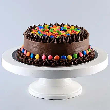 Tempting Chocolate Gems Cake