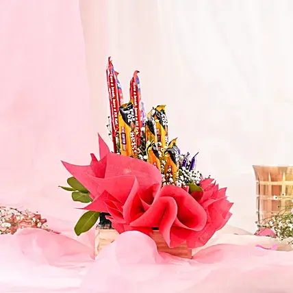 Assorted Chocolates Surprise Arrangement