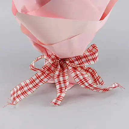 Beautifully Wrapped Pink Rocher Bouquet