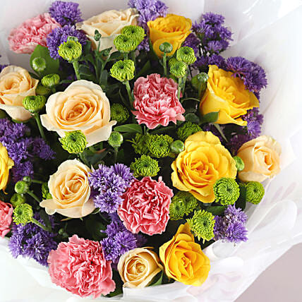 Flamboyant Rose Bouquet