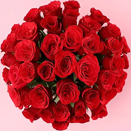 Extravagant 40 Red Roses Arrangement