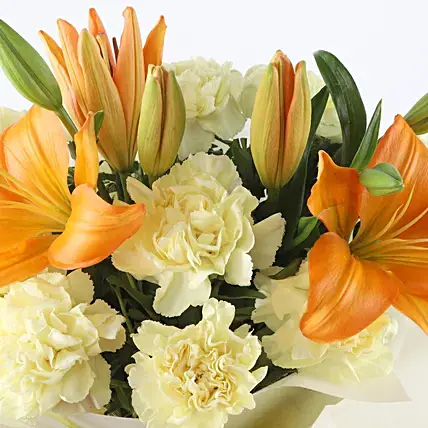 Carnations & Lilies Radiant Bouquet