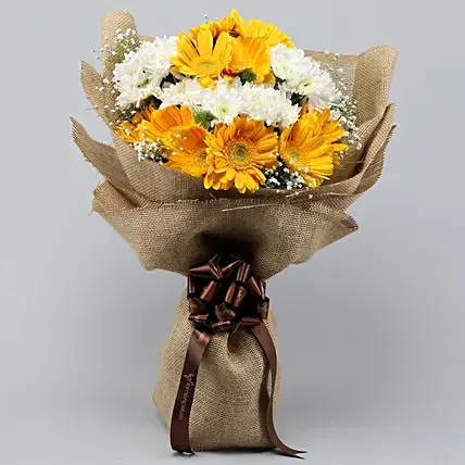 Lovely Yellow & White Flowers