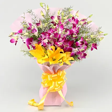 Eternal Mixed Flowers Bouquet
