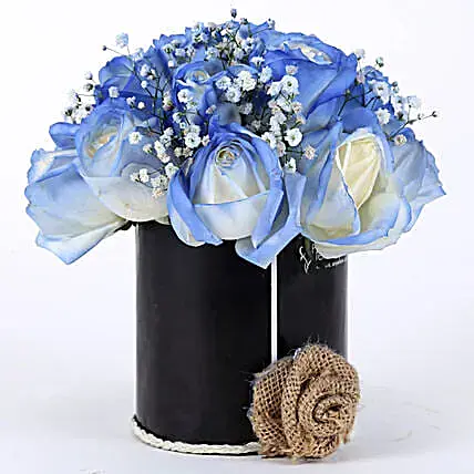 Shaded Love- Blue Roses Arrangement