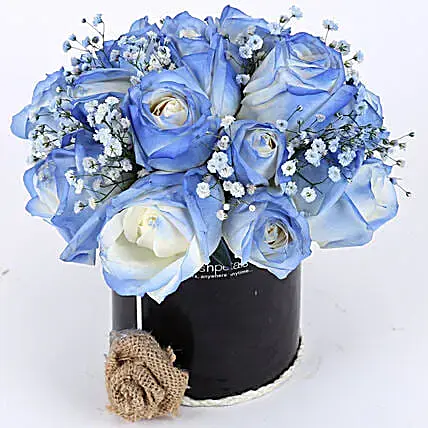 Shaded Love- Blue Roses Arrangement