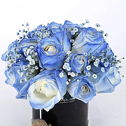 Shaded Love- Blue Roses Arrangement
