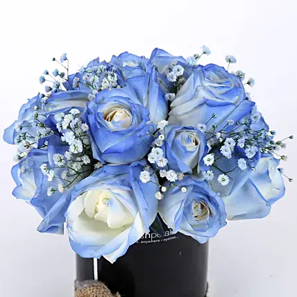 Shaded Love- Blue Roses Arrangement