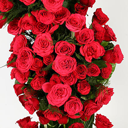 100 Red Roses Premium Arrangement