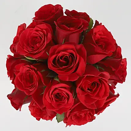 20 Red Roses in White Personalised Mug