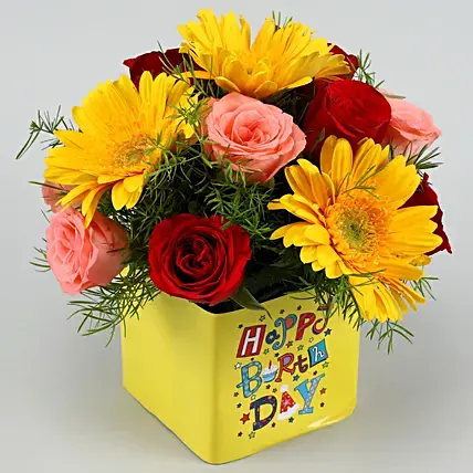 Happy Birthday Floral Beauty Arrangement