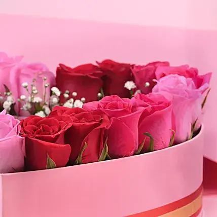 Ravishing Roses Heart Box