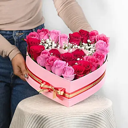Ravishing Roses Heart Box