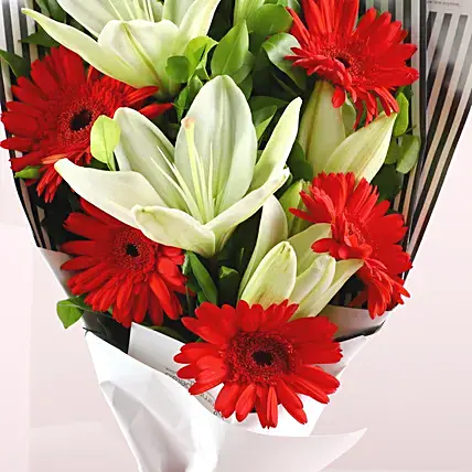 Gerberas & Asiatic Lilies Bouquet