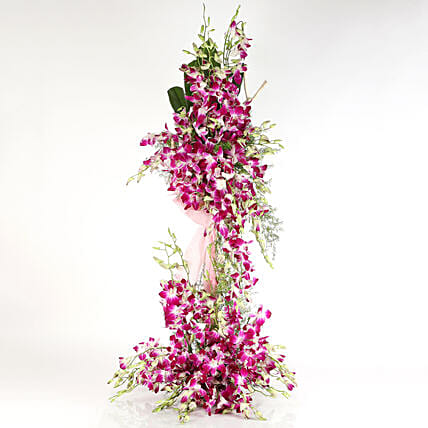 Royal Purple Orchid Arrangement