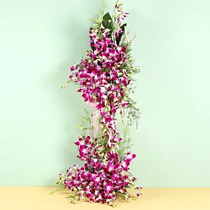 Royal Purple Orchid Arrangement